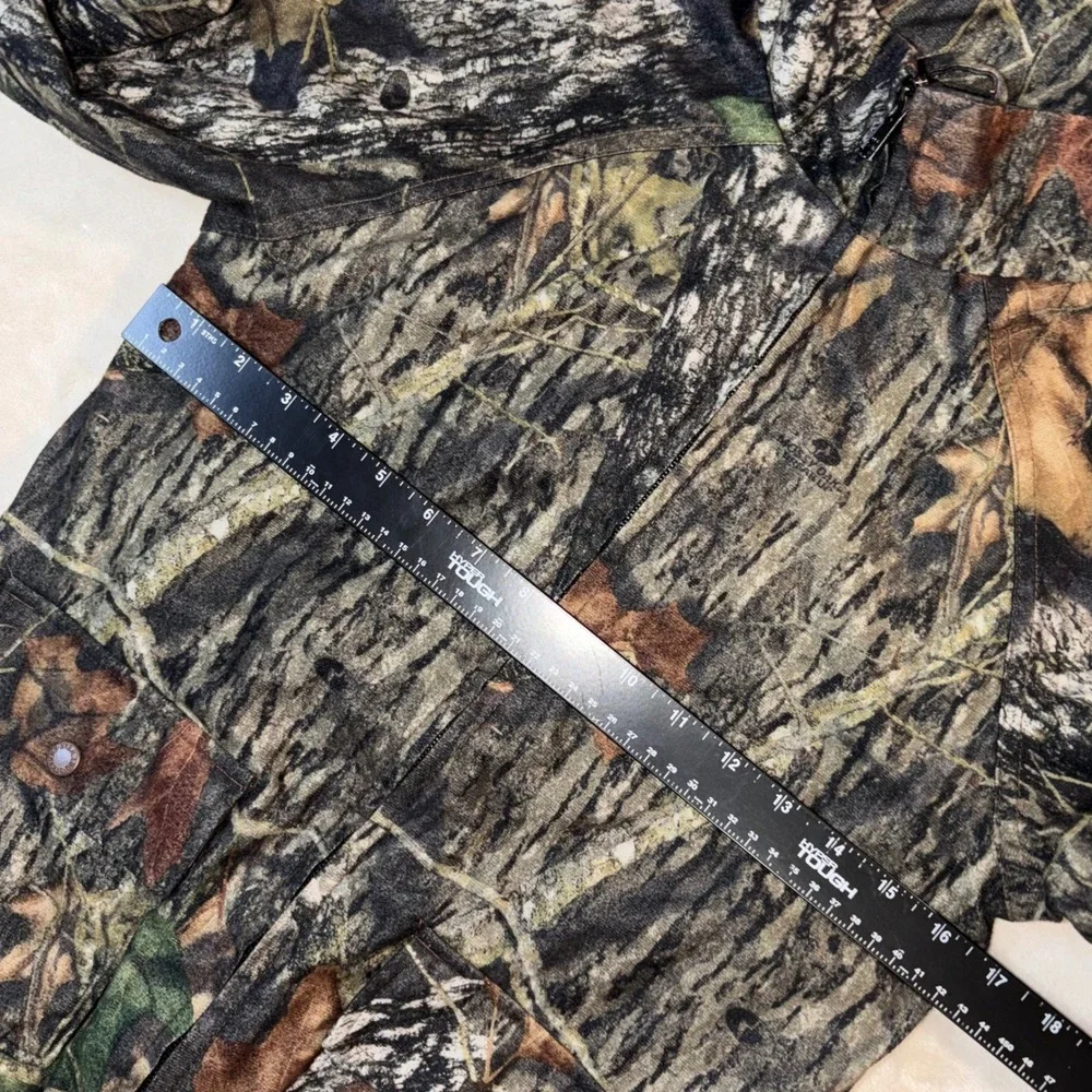 Stearns Dry Wear Mossy Oak Breakup Camo Hunting Jacket Full Zip Youth Large H680